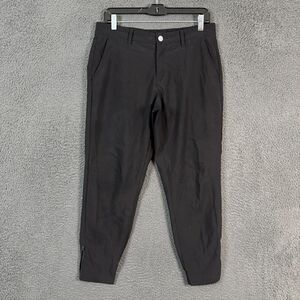 Primo Golf Pants Mens 31x25 Black Slim Fit Jogger Zipper Ankle Stretch Golf